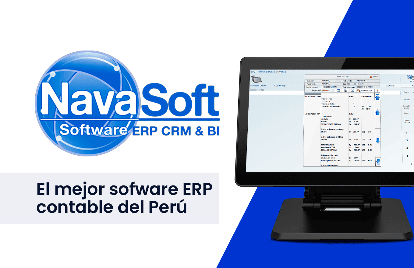 Navasoft ERP: El mejor software de contabilidad, finanzas y facturación en Perú