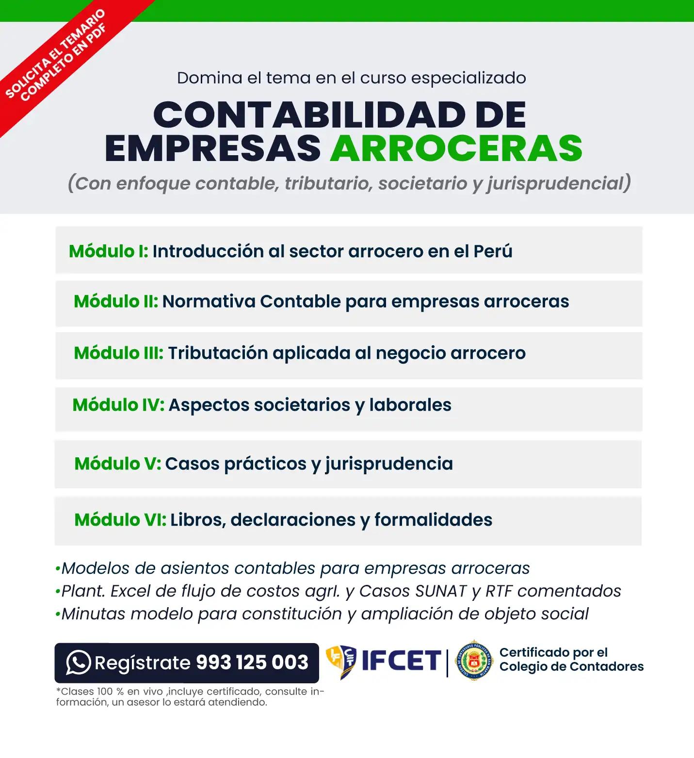  Contabilidad de Empresas Arroceras